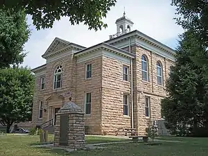 The Nicholas County Courthouse in Summersville in 2007