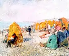 The Beach in Dieppe (1929)