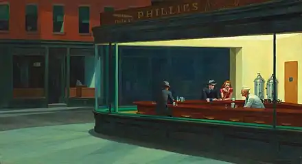 Nighthawks, Edward Hopper, 1942