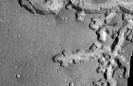 Nirgal Vallis Close-up, as seen by THEMIS.