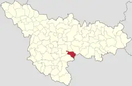 Location in Timiș County