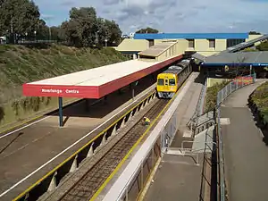 The nearby Noarlunga Centre railway station.