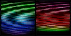 This mosaic shows two GHOST spectra of HD 222925.