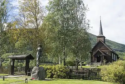 View of the village church