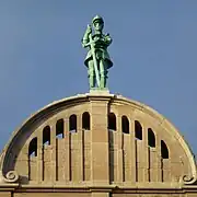 Sculpture on the western gable