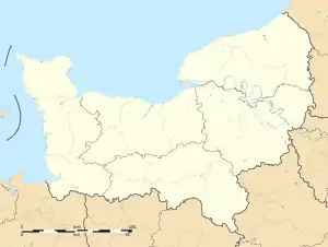 Montamy is located in Normandy