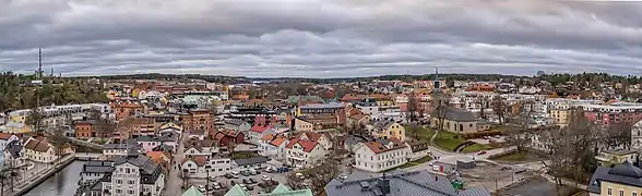 View west from Norrtälje Hamnplan