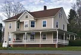 Town hall, in the village of Millerton