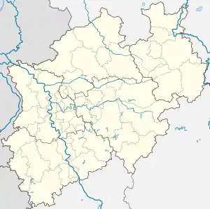 Münster  is located in North Rhine-Westphalia