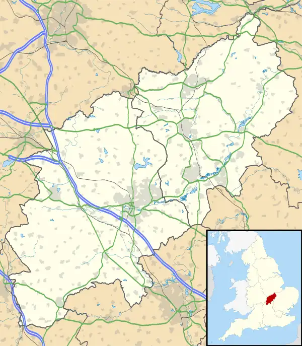 Boddington is located in Northamptonshire