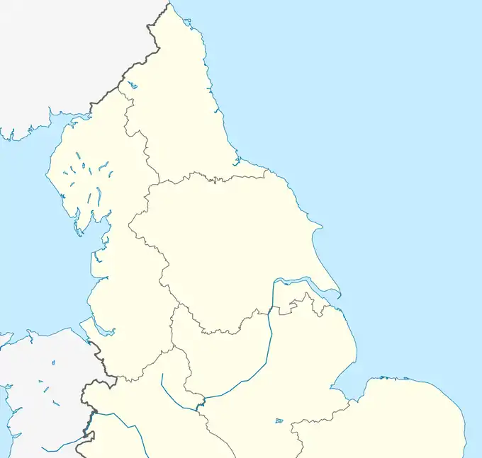 2017–18 Northern Premier League is located in Northern England