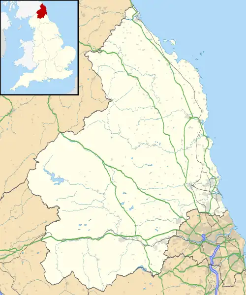 Eshott Airfield is located in Northumberland