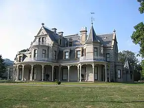 Lockwood-Mathews Mansion Museum, south side