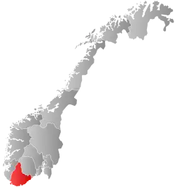 Agder within Norway