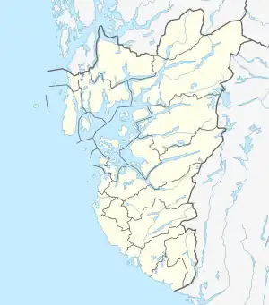 Bjoa is located in Rogaland