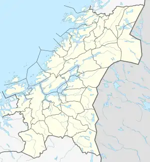 Straumen is located in Trøndelag