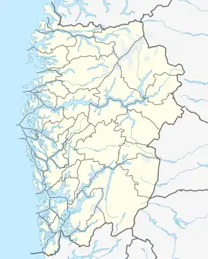 Maurangsfjorden is located in Vestland