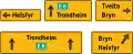 Portal guideUsed on portals. Shows which destination a lane is intended for.