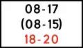 TimeMain sign is only in effect between given times. Black numbers in parentheses apply on Saturdays, and red numbers apply on Sundays and official holidays.