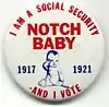 Notch Baby button.