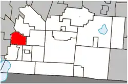 Location within Brome-Missisquoi RCM