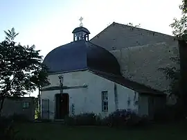 The church in Escurolles