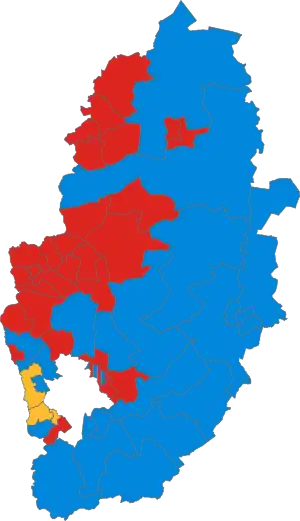 2005 results map