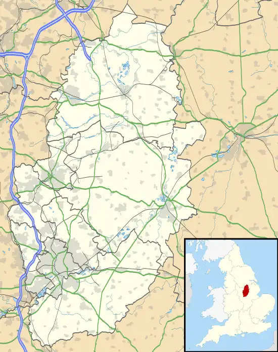 Sutton Bonington is located in Nottinghamshire