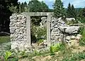 Cemetery chapel ruins