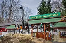 Main entrance of Nyíregyháza Zoo