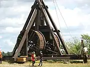 Trebuchet at Middelaldercentret, Denmark