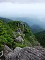 East side view from the top of Mount Nyū