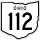 State Route 112 marker