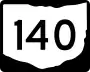 State Route 140 marker