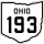 State Route 193 marker