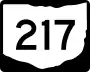 State Route 217 marker