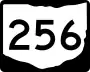 State Route 256 marker