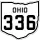 State Route 336 marker