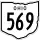 State Route 569 marker