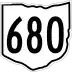 State Route 680 marker