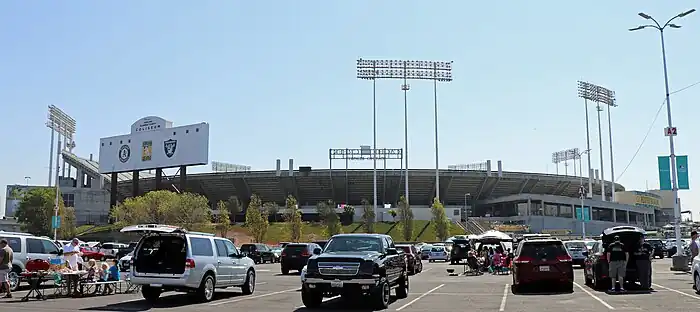 Oakland Coliseum Exterior - 2017