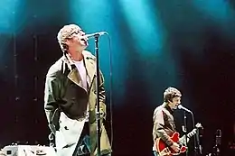 Image 105Oasis were the biggest band of the 1990s Britpop scene and the only band to make a significant impact in the US market. (from 1990s in music)