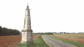 The astronomical obelisk in Orveau-Bellesauve