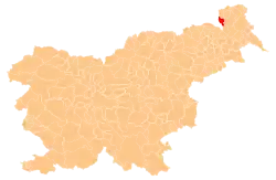 Location of the Municipality of Cankova in Slovenia