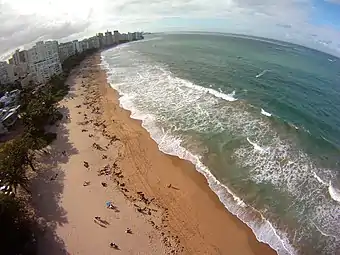 Aerial photo of Ocean Park and beach