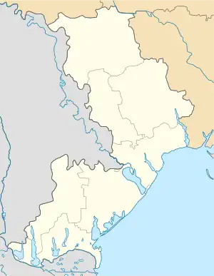 Lebedivka is located in Odesa Oblast