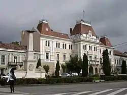 The Odorhei County Prefecture's building from the interwar period, currently Odorheiu Secuiesc city hall.