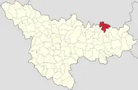 Location in Timiș County