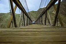 The Ojuela Bridge, low angle