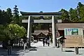 Torii in front of Shaden